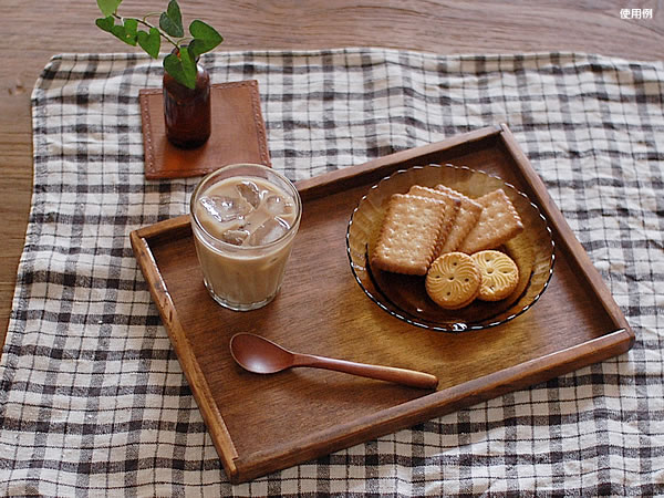 古材 カフェトレイ L