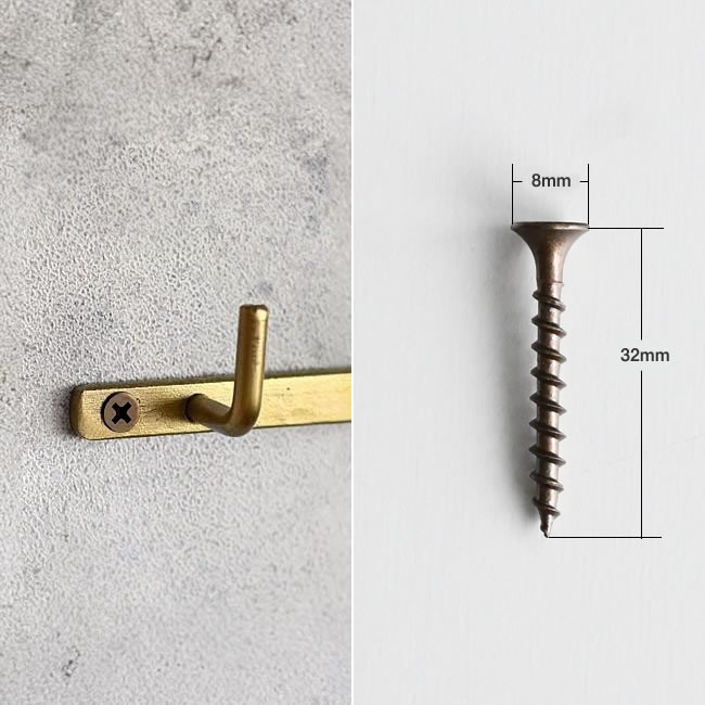  コーススレッドビス ブロンズ 5本セット 